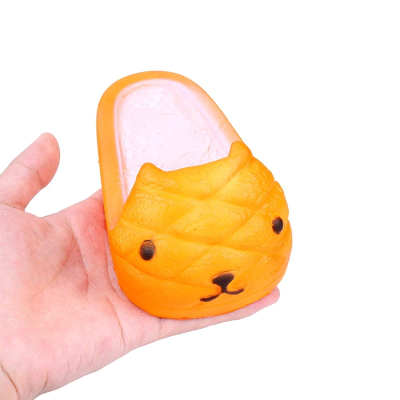 Мягкие тапочки aniaml kawaii с имитацией пищи медленно поднимающиеся сжимаемые