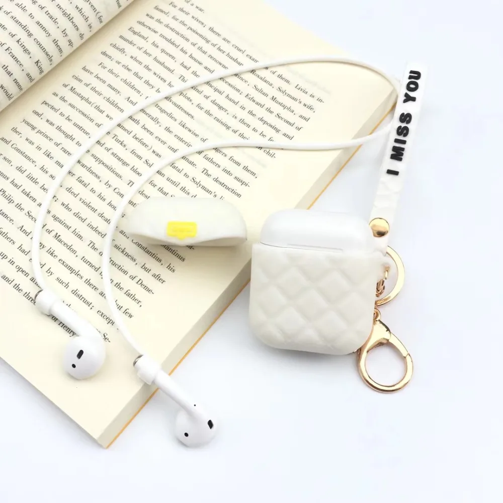Чехол для наушников Apple Airpods противоударный чехол гарнитура Чехлы маленькая