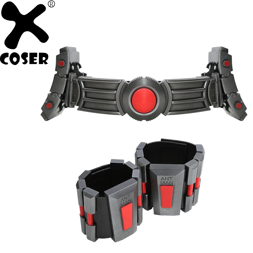 XCOSER Ant Man Belt Wristguard Deluxe Resin Adult 2019 Cosplay Props Costume Accessories For Halloween Festival Party |