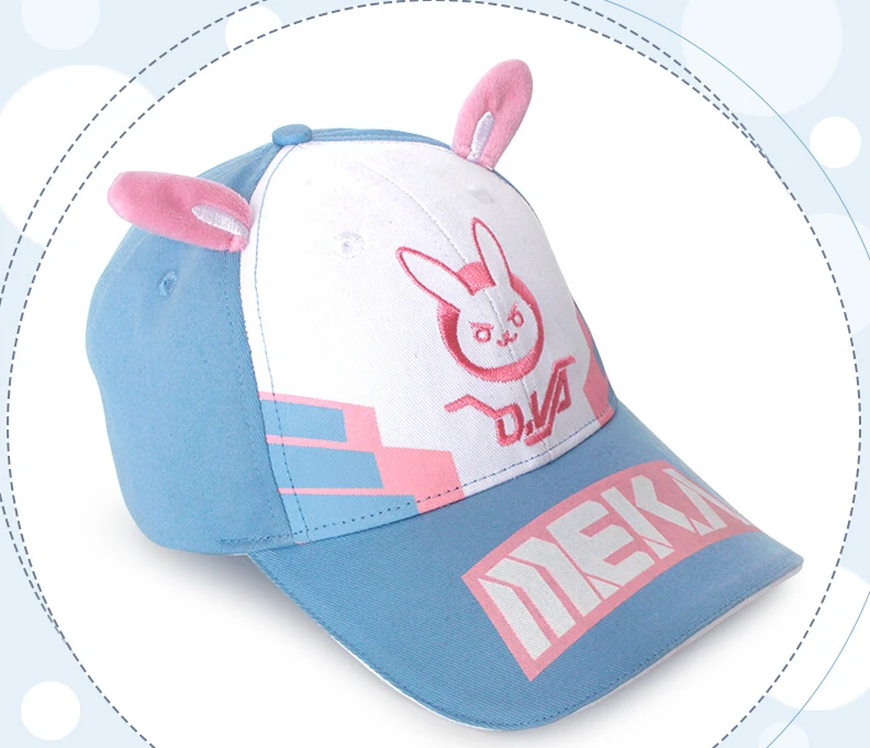 Бейсбольная кепка OW D.va DVA для косплея рождественский подарок Женская и мужская