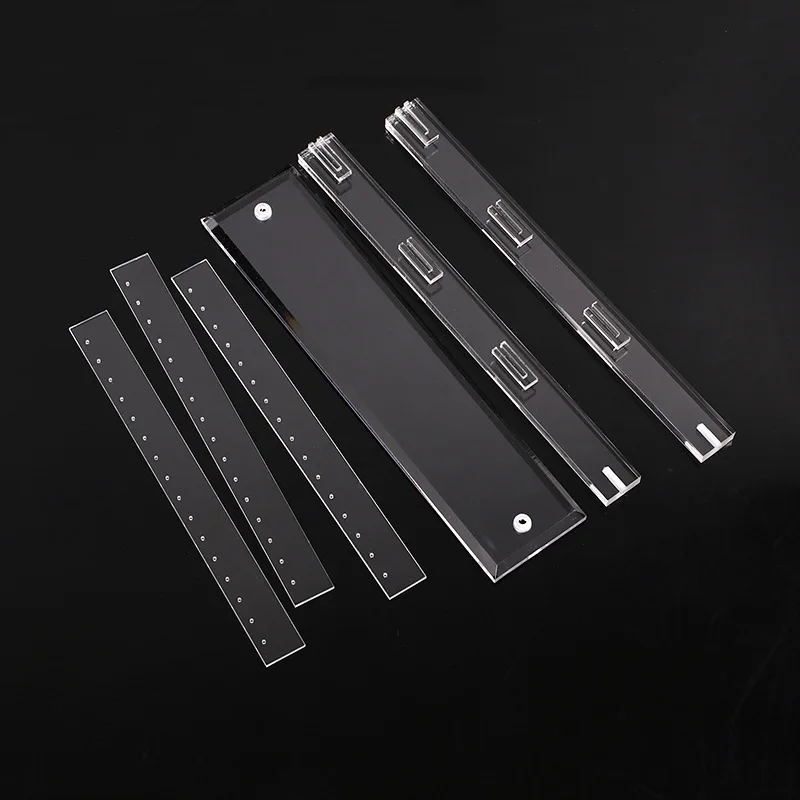 Прозрачный люцит мольберт кулон Цепочки и ожерелья Jewelry Стойка для показа организатор акриловый браслет цепи Шарм витрина магазина полки