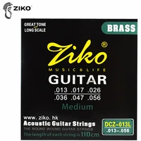 ziko dcz 013l 013 056 brass acoustic guitar strings round wound strings accessories parts