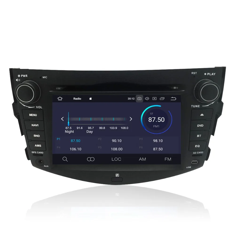Автомобильный DVD-плеер Aotsr Android 9 0 с GPS-навигацией для Toyota RAV4 2006-2012 мультимедийный