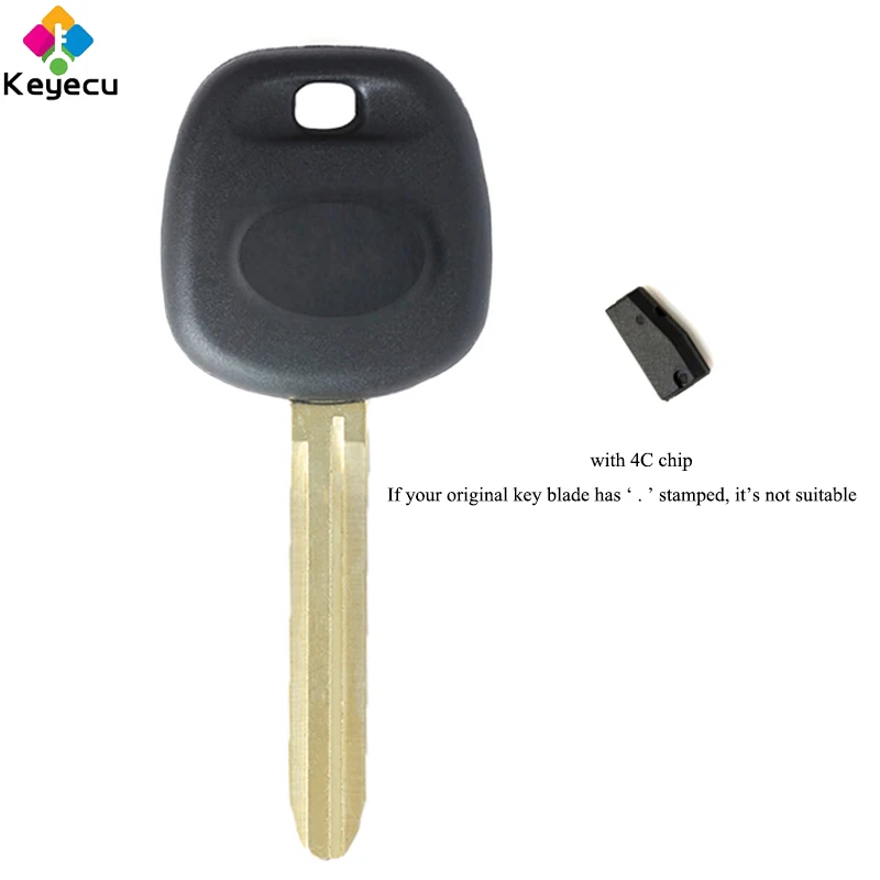 Пульт дистанционного управления KEYECU для автомобиля с 3 кнопками и транспондером