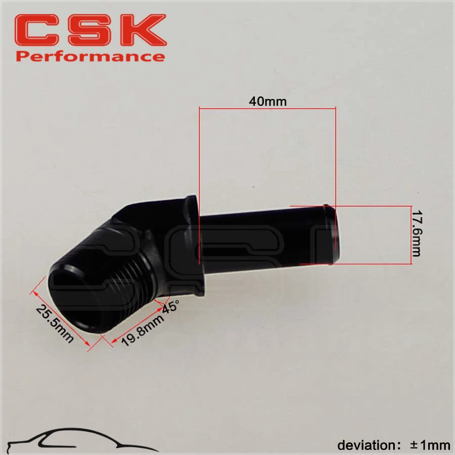 4 шт. алюминиевый 3/4 &quotNPT Мужской 45 градусов до 3/4&quot шланг соска AN12 фитинг BK|an12
