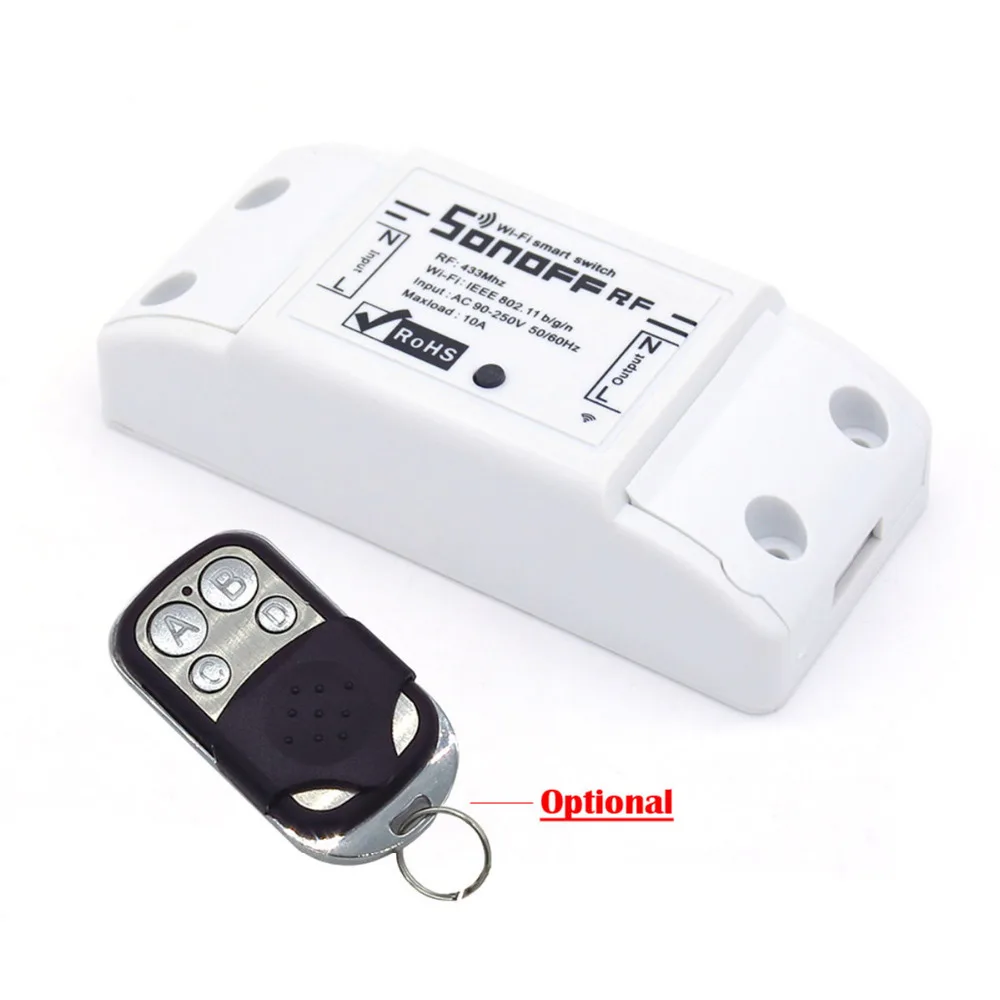 Sonoff 433Mhz RF WiFi Wireless Smart Switch Home With Receiver Remote Control Timing | Электроника