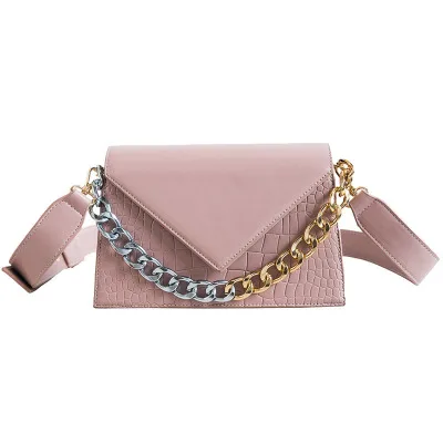 Fashion New Women Leather Bag Simple Shoulder Small Square Package Chain mujer Messenger Crossbody Bags shoulder Female bag | Багаж и