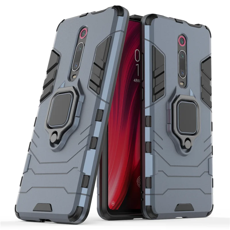 

Чехол для Xiaomi Redmi K20, жесткий чехол с магнитным кольцом на палец и подставкой, чехлы для телефона Xiaomi Redmi K20, чехол для Xiaomi Redmi K20