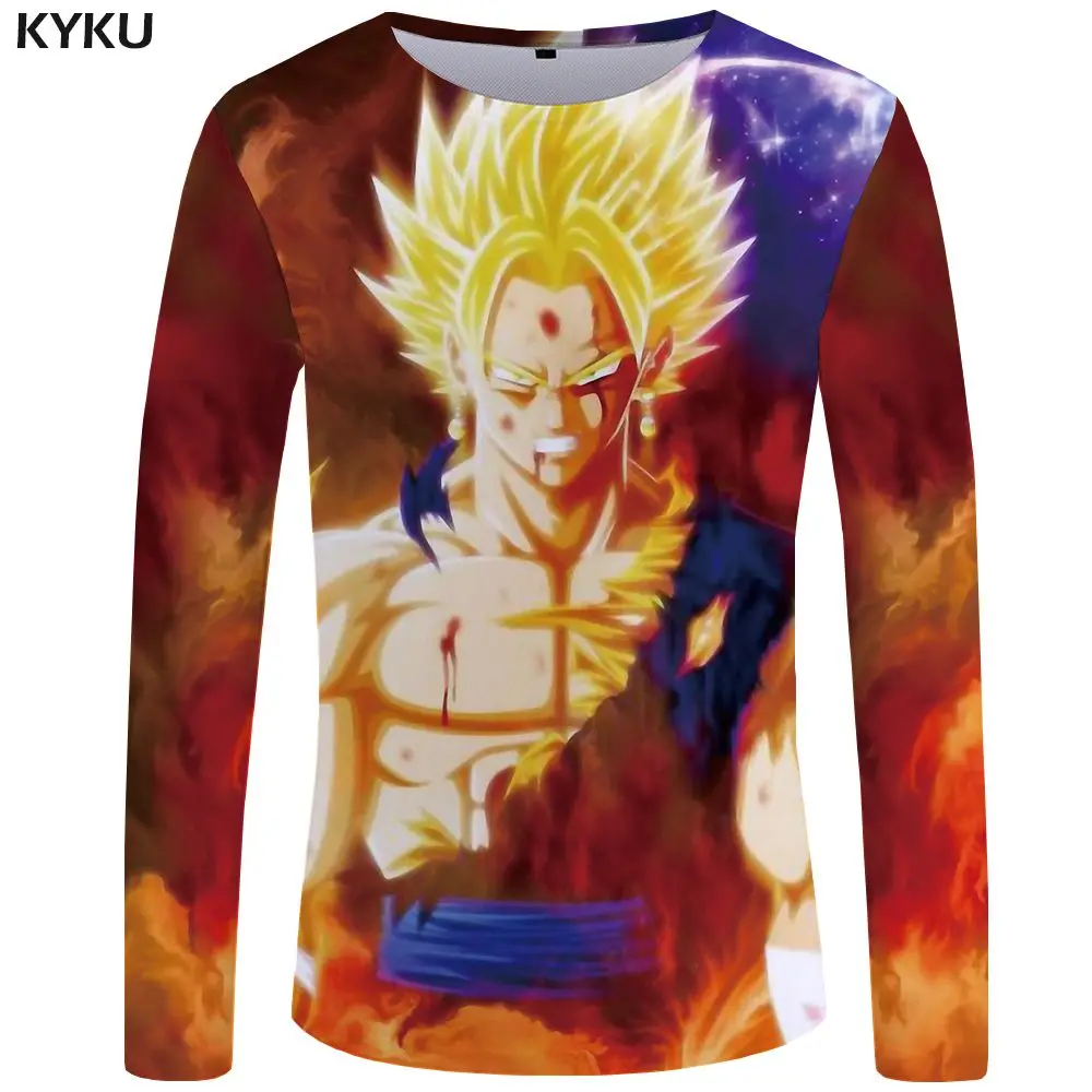 3d t shirt 14 Бренд KYKU, футболка с длинными рукавами и черепом, Мужская футболка с принтом grim Reaper, Готическая 3d футболка, Забавные футболки в стиле панк-рок, Мужская одежда, летние топы - Цвет: 3d t shirt 14