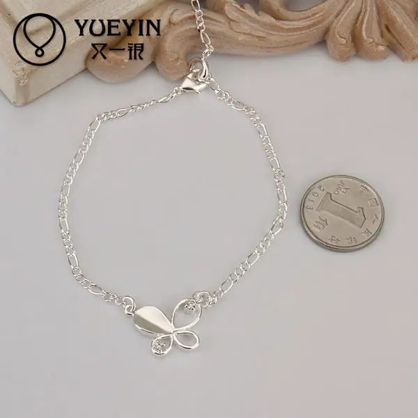 Модные браслеты на ногу серебряного цвета для женщин ювелирные изделия