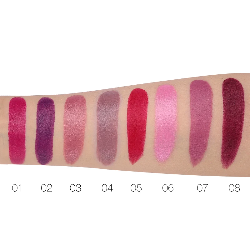 UCANBE Brand Shimmer Matte Lipstick Set Gentle Pink Hot Colour Moisturizer Full Lips Red Lip Stick Makeup Tint Nude Cosmetic |