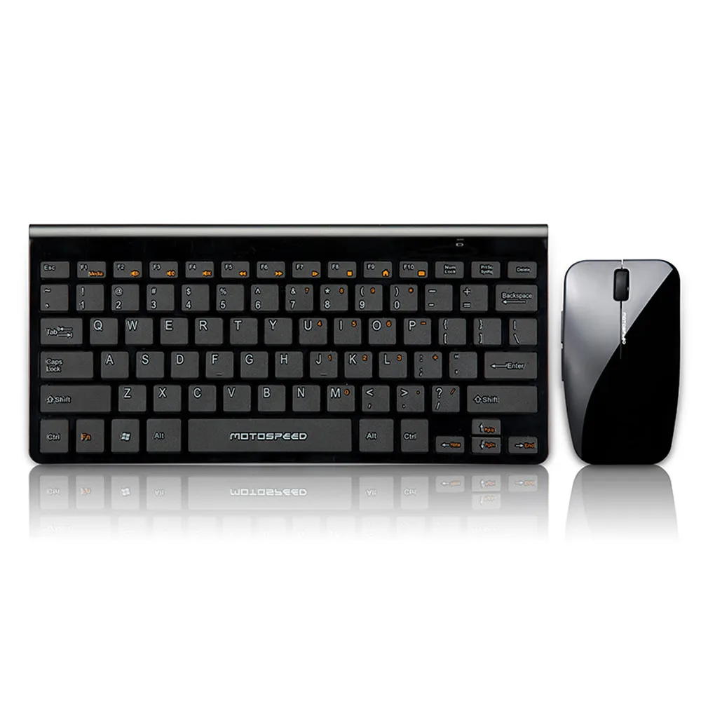 MOTOSPEED G9800 беспроводная клавиатура и мышь для Macbook лазерная золотого цвета