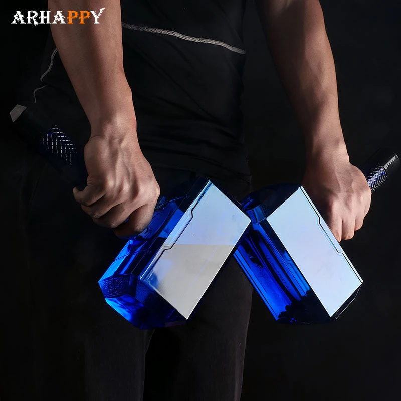 Молотковая бутылка Спортивная Питьевая для воды колба большая емкость фитнеса