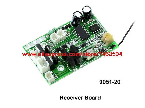 

Wholesale Double Horse 9051 DH9051 RC Helicopter Spare Parts PCB BOARD Controller Equipment Receiving board] 27MHZFree Shipping