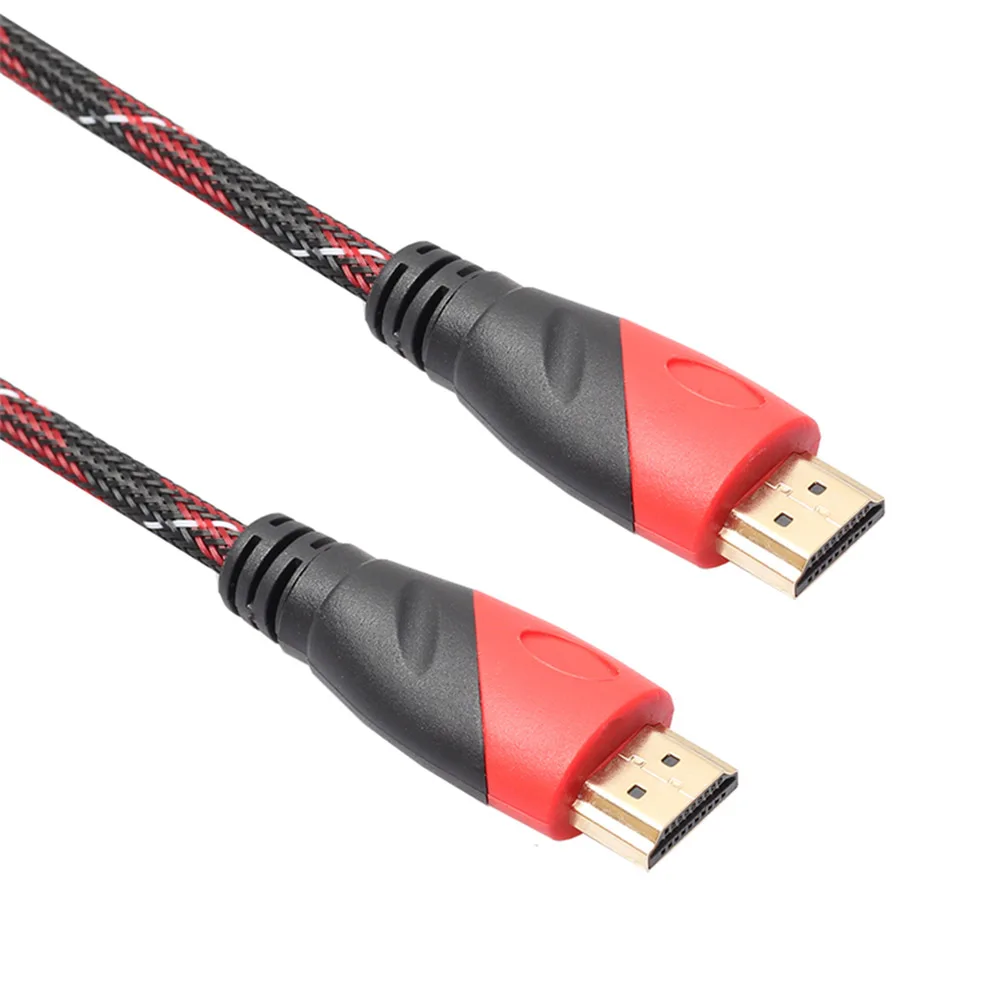 Новый HDMI кабель высокоскоростной позолоченное соединение с красной черно-белой