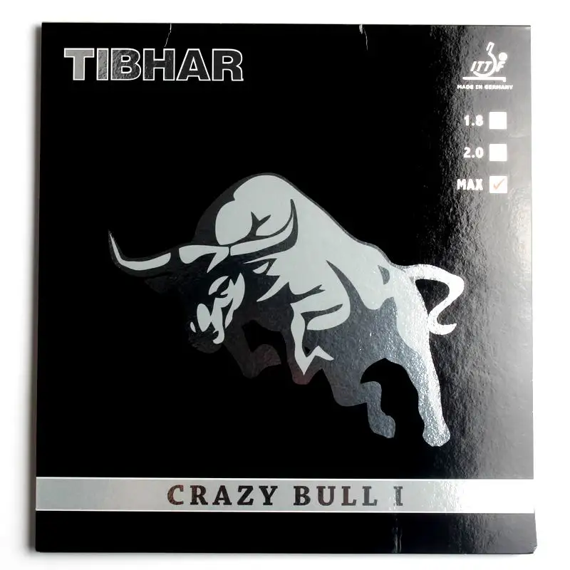 Оригинальная резинка Tibhar CRAZY BULL I для настольного тенниса 40 + игр из нового