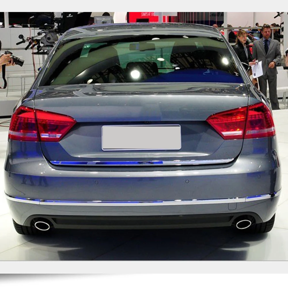 PP автомобильный диффузор губа на задний бампер для VW Passat CC 2011 2012|rear bumper|for vwcar bumper |