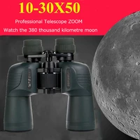 new military hd 10 30x50 binocular professional waterproof 10 30 times hunting zoom telescope quality vision eyepiece binoculars