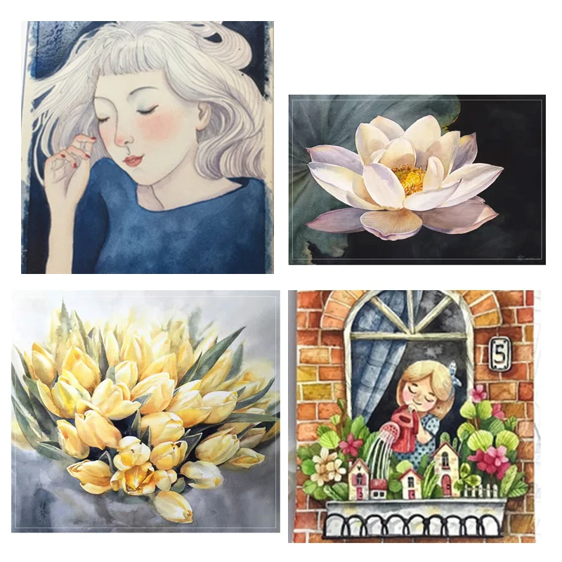 WINSOR& NEWTON твердый пигмент воды Цвет Краски 8/12/24/36/45 Цвет Cotman высокого уровня воды Цвет художественные рисовальные принадлежности полукювет мини