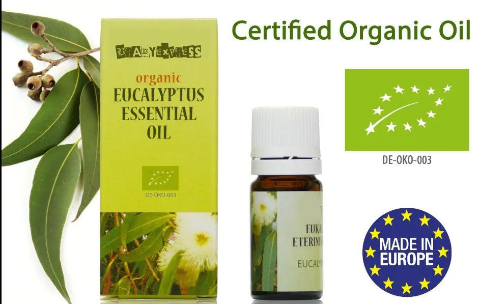 Бесплатная доставка 100% чистое органическое эфирное масло эвкалипта 10 мл |