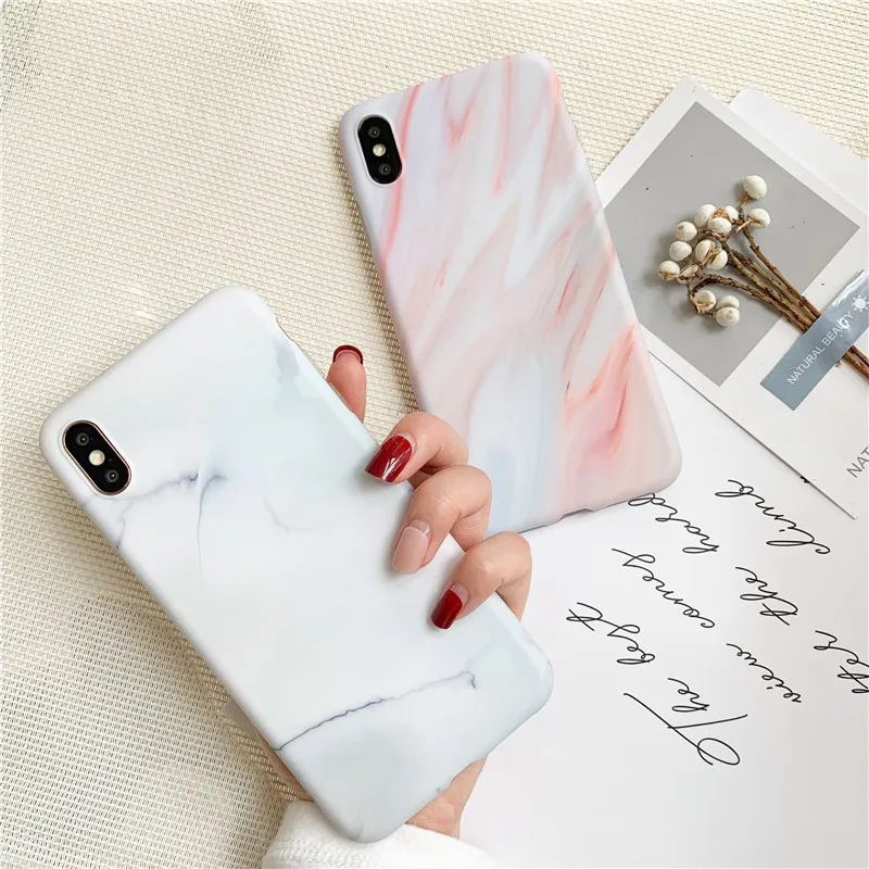 Шикарный рисунок под мраморный камень чехол для телефона iPhone XR XS Max skin X задняя