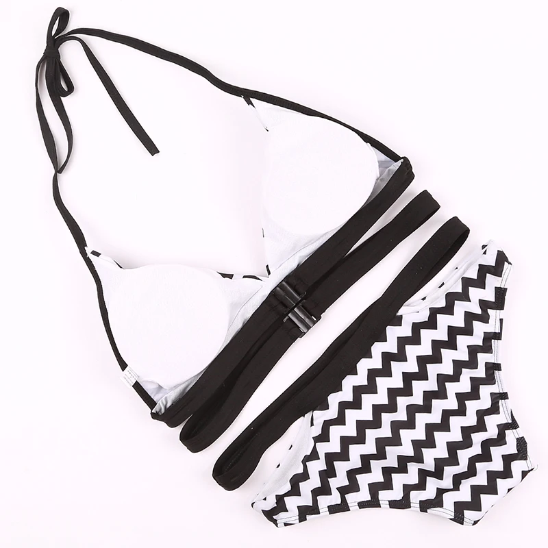 2018 Sexy Bikinis Set Black Backless women Swimwear Bandage Two Piece Biquini Beachwear Push Up Swimsuit Bathing Suit |
