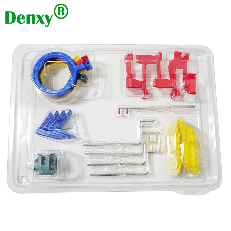Denxy sistema di posizionamento del Film radiografico dentale Kit di posizione dei raggi X completo supporto posizionatore strumento dentale staffa ortodontica