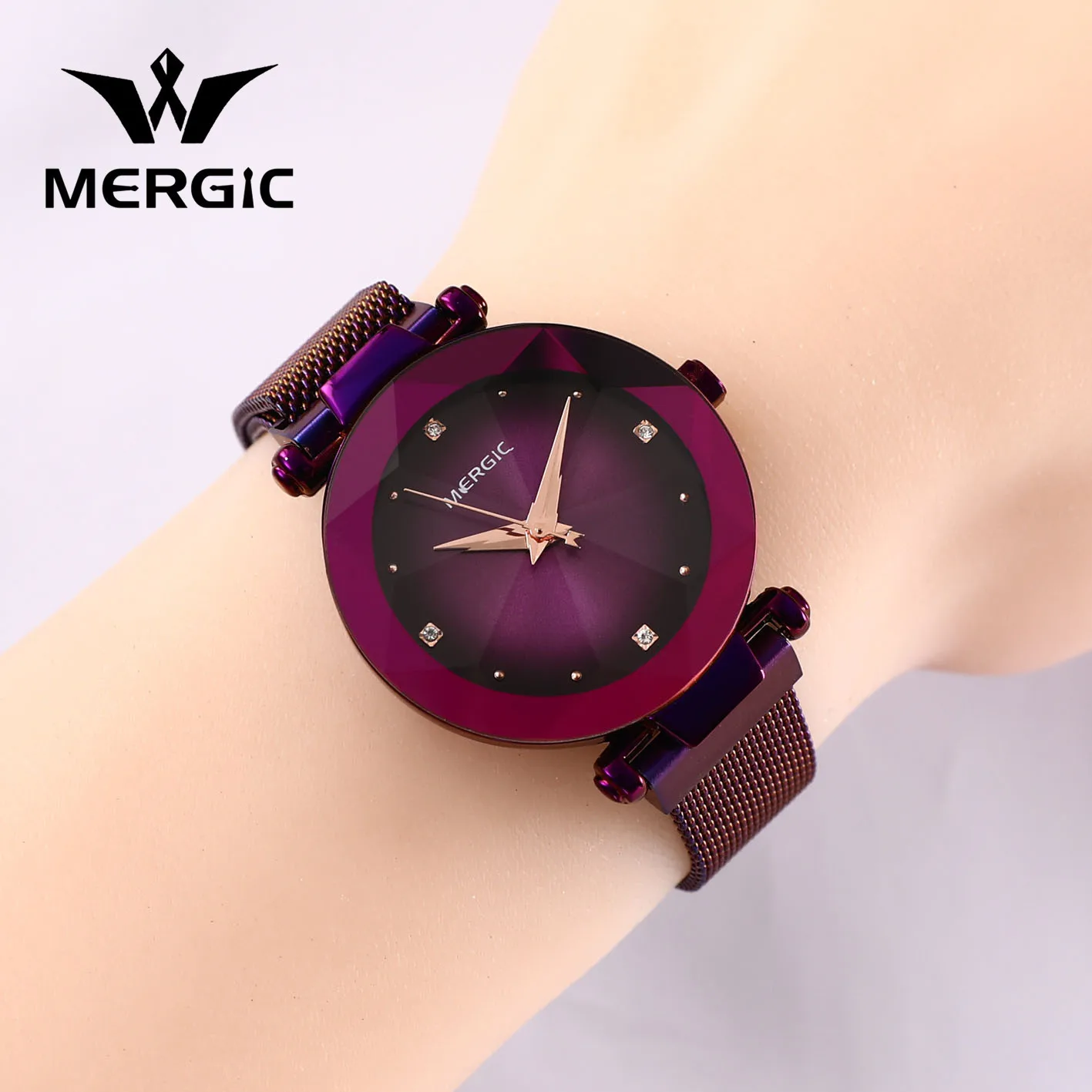 Maytouch watch shaking voice network red celebrity inspired mesh belt women's ins Guangzhou fashion Crystal waterproof wat | Наручные