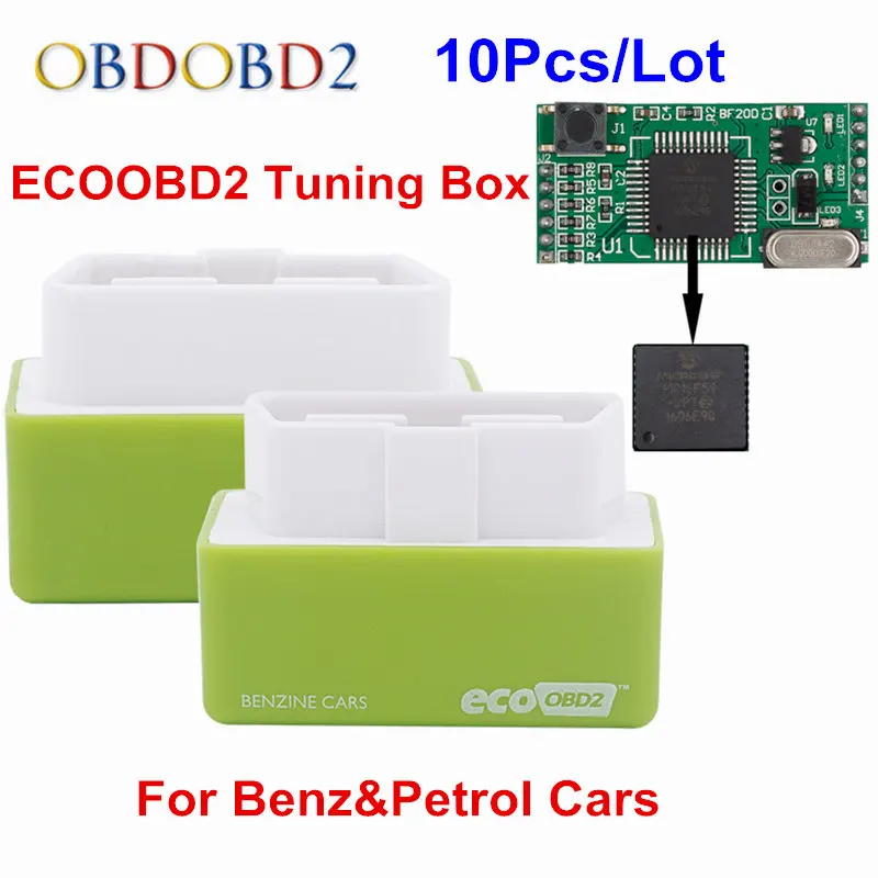 10 шт./лот NitroOBD2 EcoOBD2 ЭБУ чип тюнинг коробка 15% топлива Save Эконом деталь