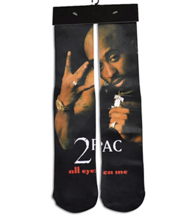 Носки biggle с 3d рисунком маленькие/2pac/Bob Mary забавные женские мужские носки модные