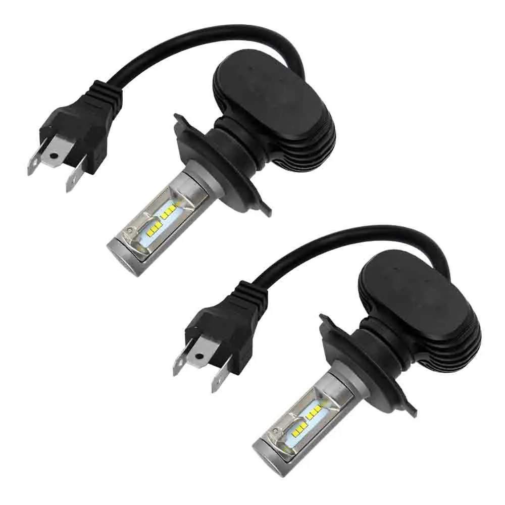 

1 Pair 50W S1 Car LED Bulb H1 H3 H4 H7 H11 h13 880 9004 9005 9006 9007 Headlight 6000K Auto Lamp 12V 24V