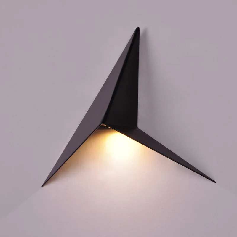 Современный простой геометрический Железный треугольник Axo Led 1/3 Вт настенный