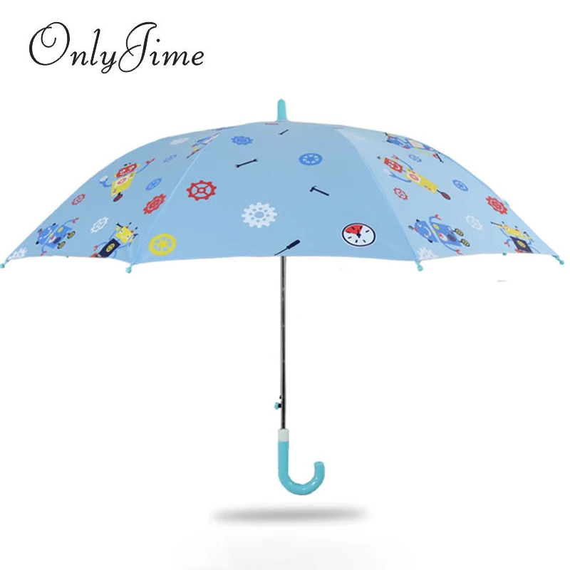 Only Jime Star Trek Cartoon Children Umbrella Color Plastic Cute Long Handle Straight Student Kid Print | Дом и сад