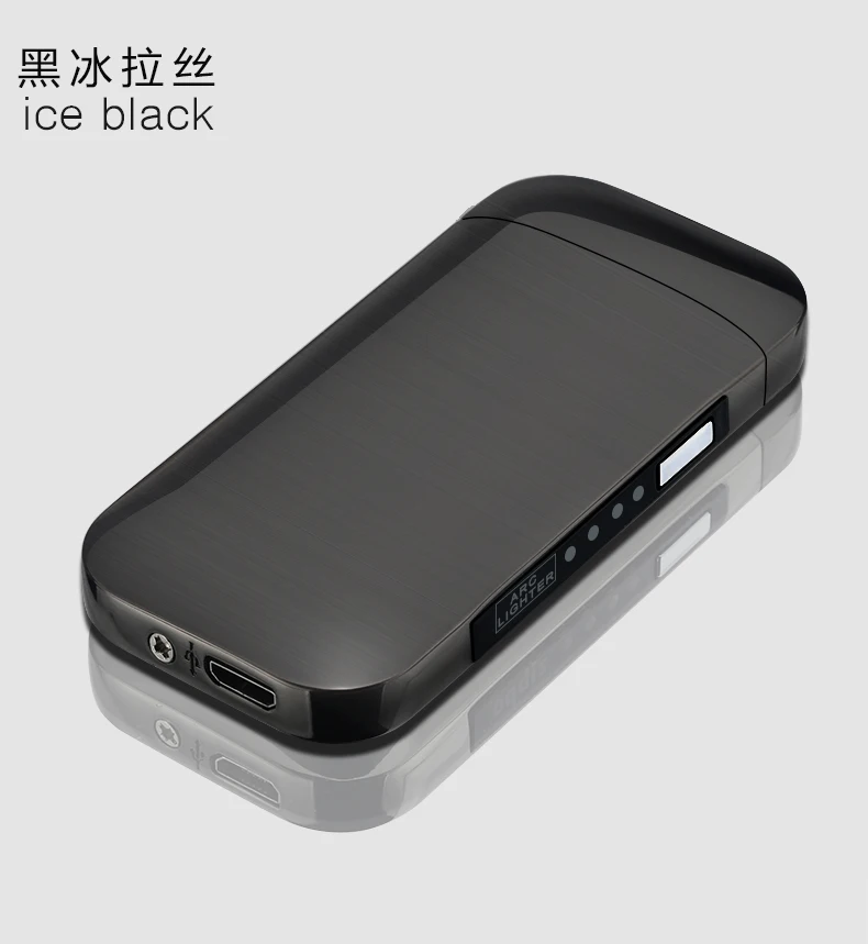 Usb электронная сигара электронная зажигалка плазменной двойной дуги металлическая зажигалка перезаряжаемый прикуриватель персонализированная печать логотипов