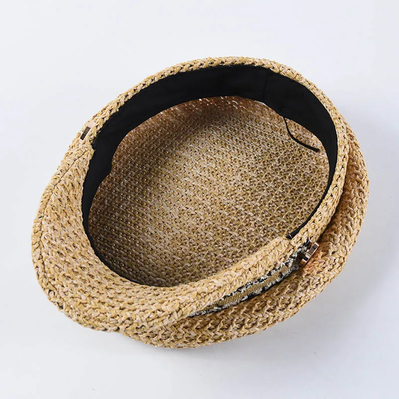 Fibonacci летние военные кепки ручная вязка женская соломенная шляпа с популярными