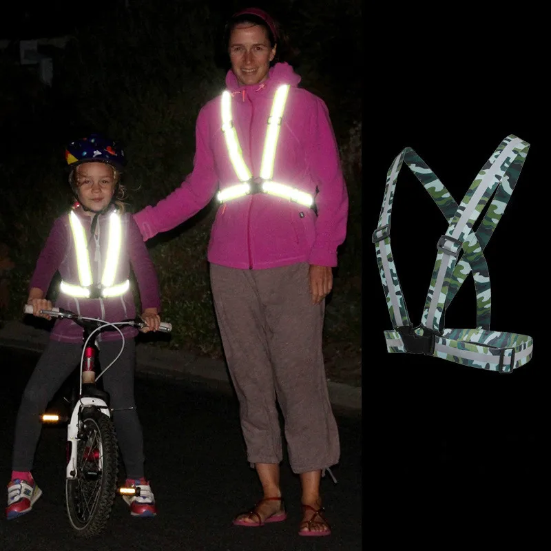 Регулируемая Безопасность высокая видимость мотоциклетная велосипедная