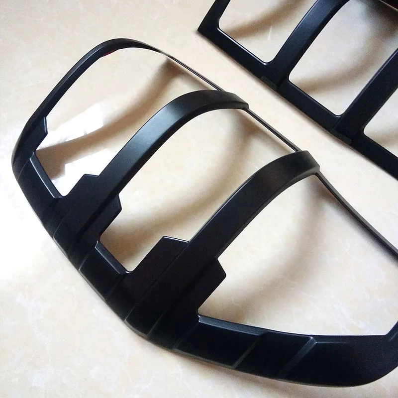 Аксессуары для ford ranger матовые черные чехлы из АБС-пластика задсветильник отделка