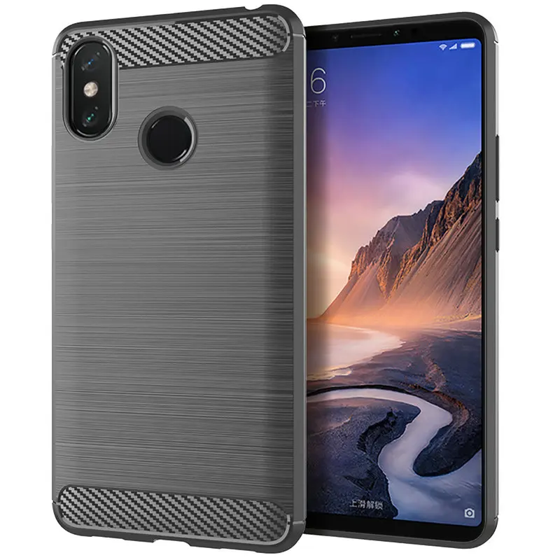 Для Xiaomi Mi Max 3 Max3 силиконовый защитный бампер противоударный чехол для телефона
