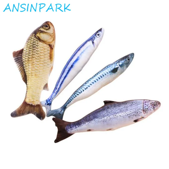 ANSINPARK Новая красивая искусственная игрушка для кошек рыбы плюшевый щенок игрушки