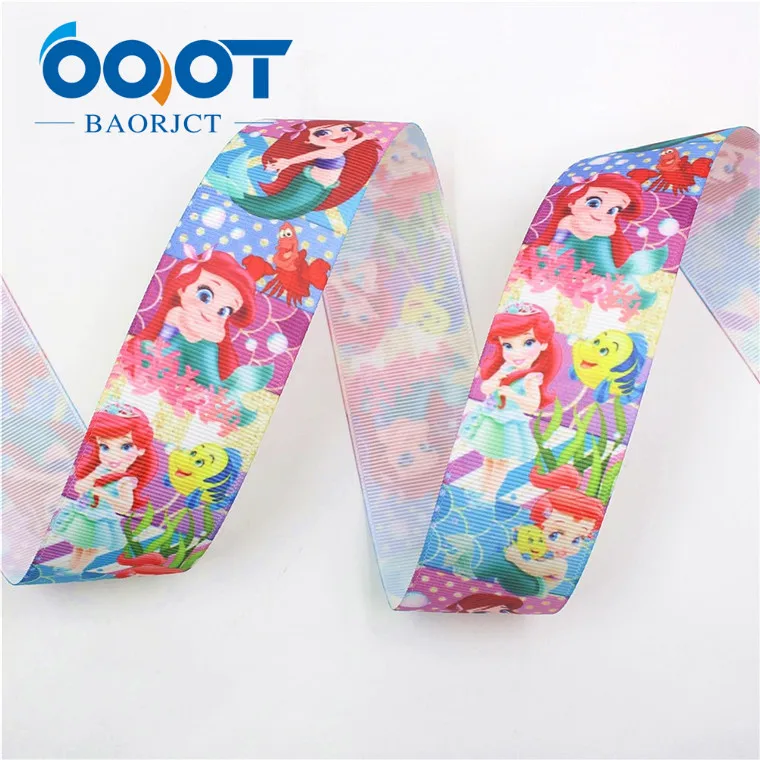 OOOT BAORJCT I-19628-1551, 38 мм 10 ярдов мультфильм термотрансферные печатные корсажные ленты, ленты ремесла, лук крышка DIY аксессуары - Цвет: I-19628-1551