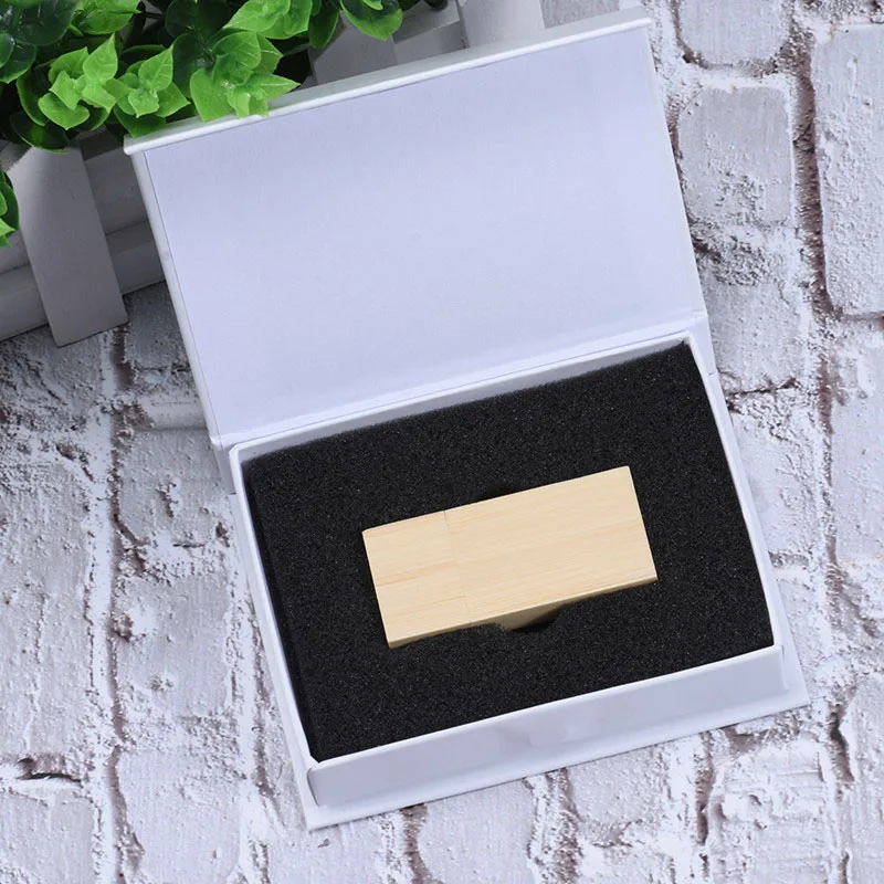 bamboo JASTER Custom с логотипом, USB 2,0 Флешка 64 ГБ 32 ГБ 16 ГБ 4 ГБ флешки для свадебной фотографии(более 10 шт бесплатный логотип - Цвет: bamboo