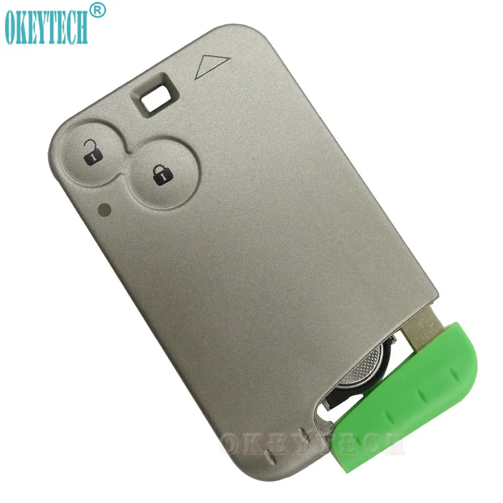 OkeyTech 433 МГц для Renault Keys Laguna 2 кнопки с ID46 PCF7946 чип и аварийный ключ смарт Удаленная
