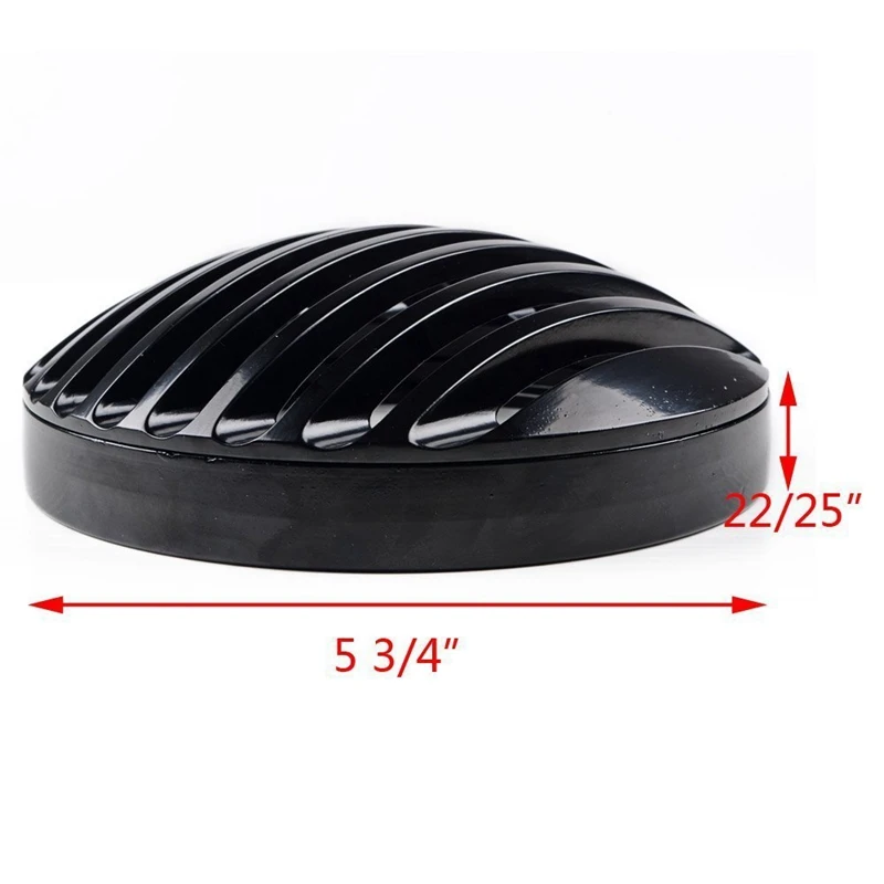 Мотоцикл 5 75 &quot5 3/4&quot светодиодные фары Гриль Крышка для Harley Sportster XL 883 1200 2004 2013 2014