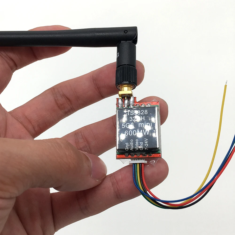Новый 5 8 Ghz 32Ch 600mW FPV AV беспроводной передатчик для мини мультикоптера автомобиля