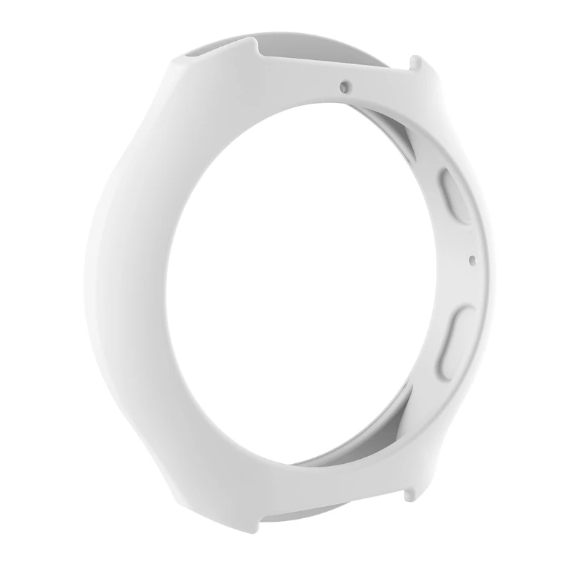 Белый Мягкий силиконовый защитный чехол для samsung Galaxy gear S2 SM-R720& SM-R730 - Цвет: Белый