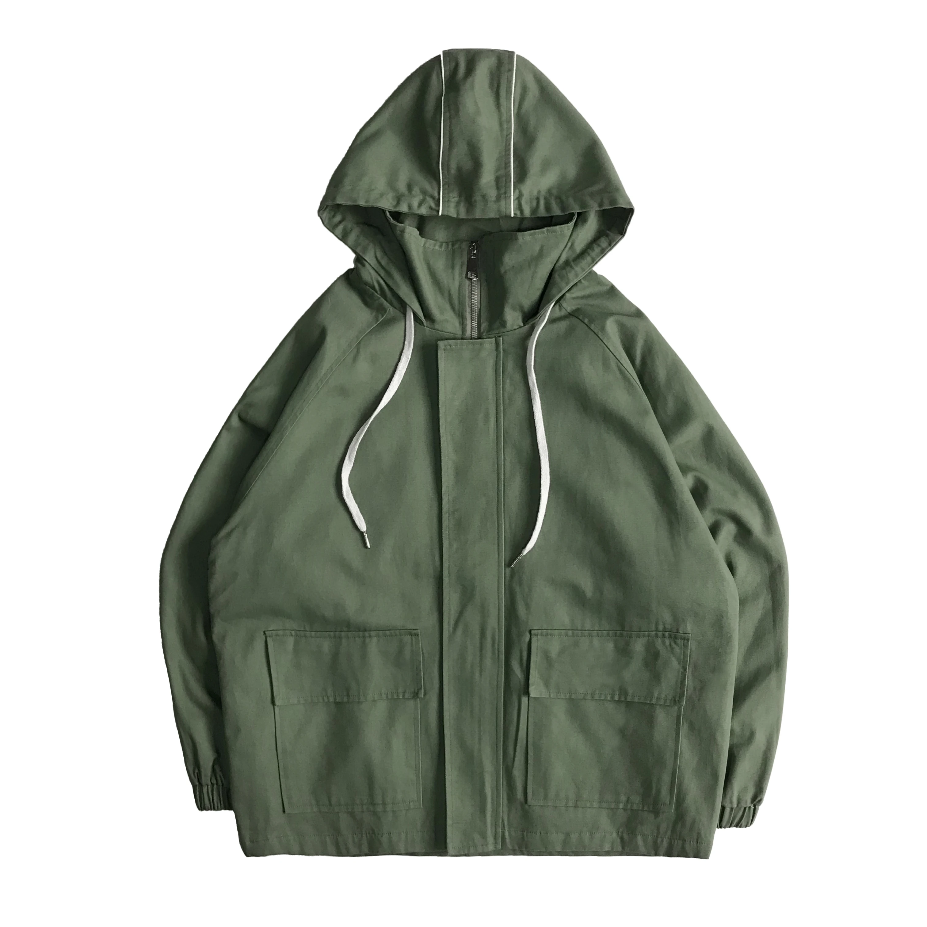 

2019 Korean Style Men's New Streetwear Brand Bomber Jacket Bf Leisure Work Clothes Loose Coat Male Windbreaker Big Size M-5XL