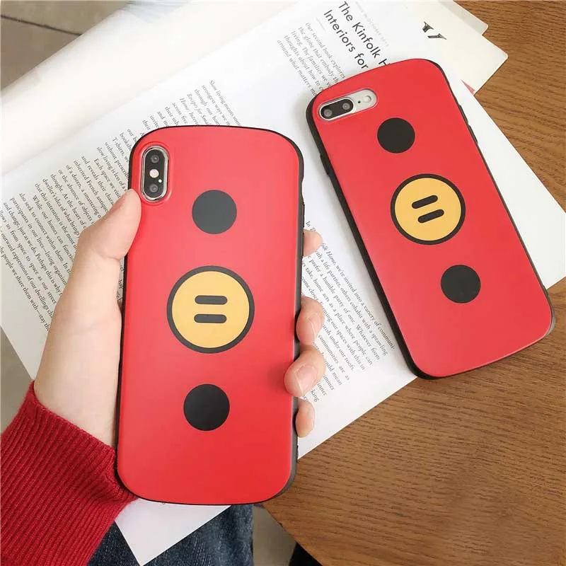 JIBAN Cartoon Cute pig Phone Case for apple iphone 8plus red soft shell 6 6s 6plus 7 7plus X XR XS MAX Back Cover |