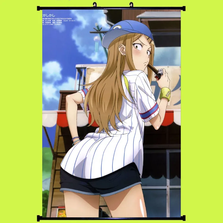 Японское аниме Dagashi Kashi sexy girl Shidare Hotaru & Endou Saya домашний декор Стена Свиток