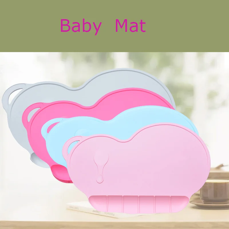 

Good Quality Silicone Placemat Heat Resistant Mat For Baby Tableware Mat 39*27 cm Kitchen Accessories