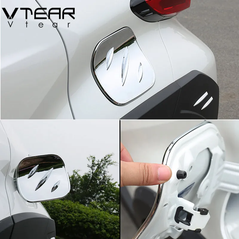 Vtear для Toyota C HR CHR 2017 2018 2019 углеродное волокно автомобильный масляный Топливный Бак